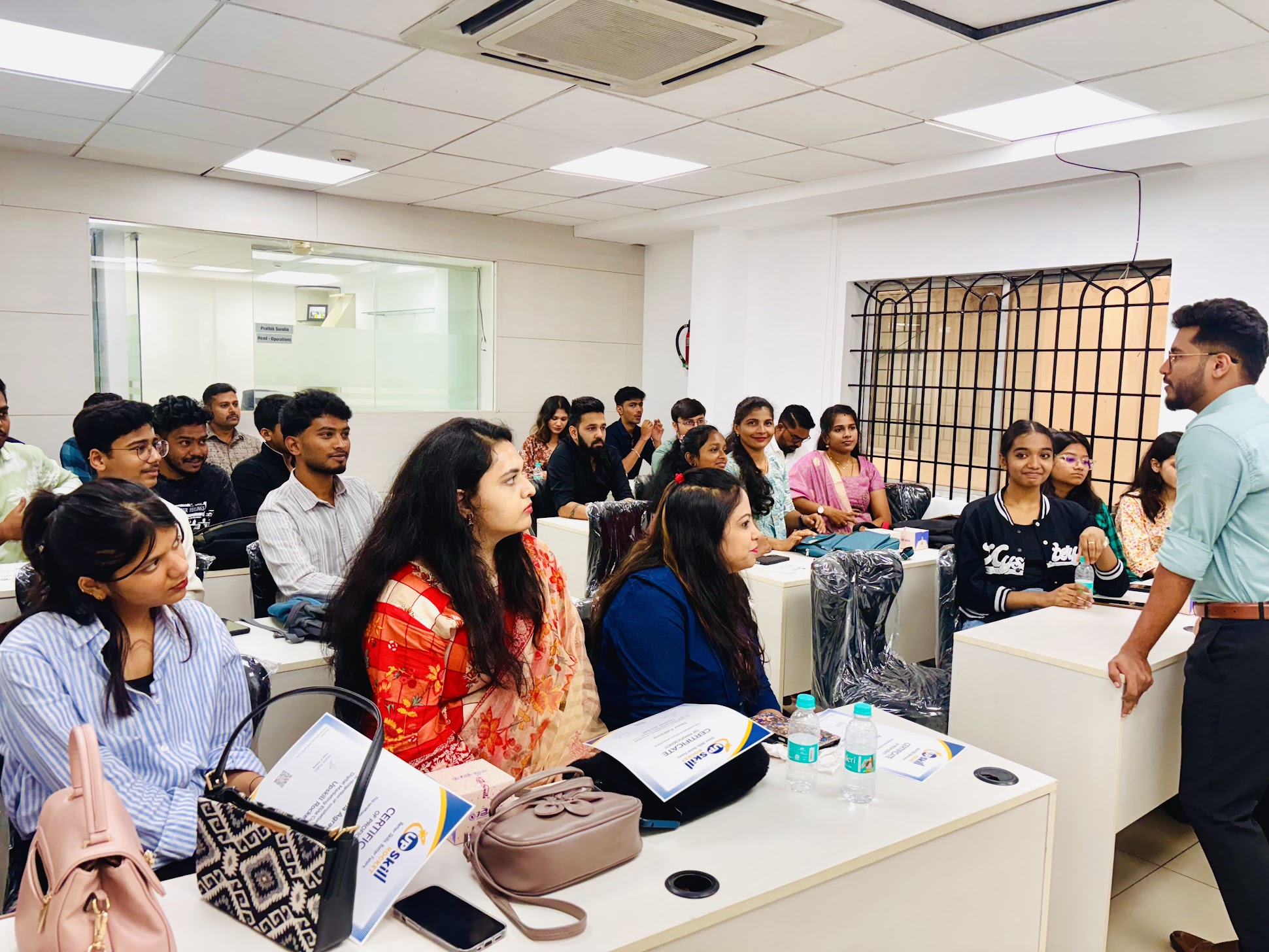 Participants at an Upskill Rocket workshop