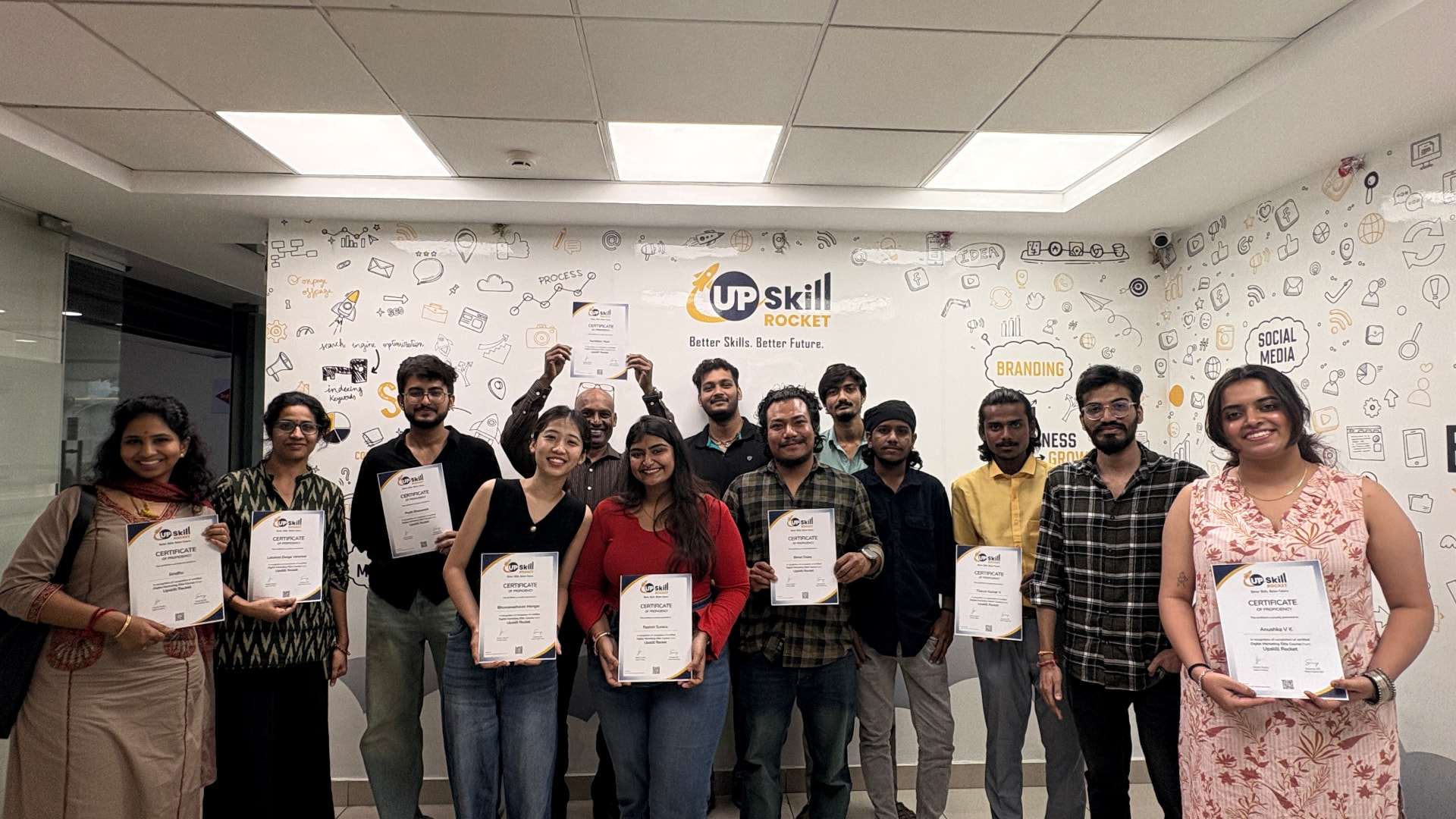 Participants at an Upskill Rocket workshop
